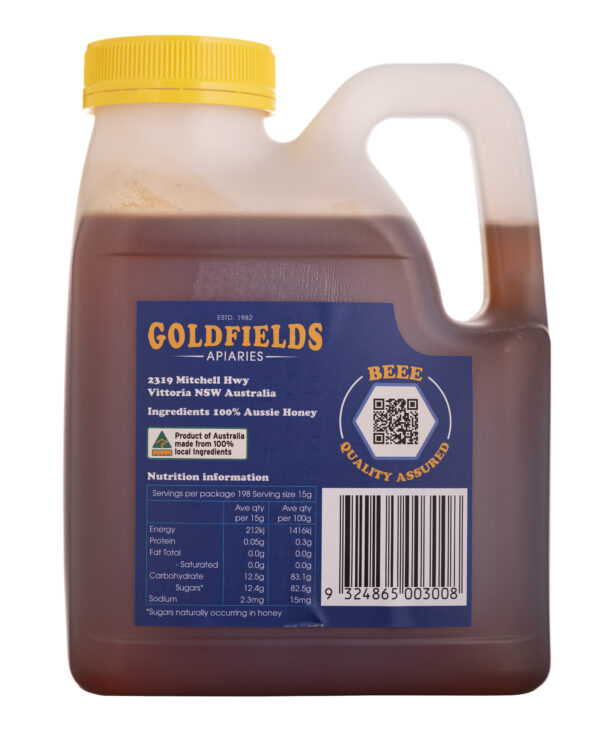 Goldfields 3kg Mixed Blossom Honey - Image 2