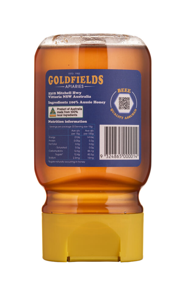 Goldfields 500g Squeeze Mixed Blossom Honey - Image 2