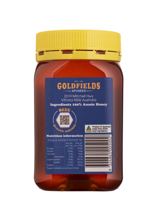 Goldfields 500g Mixed Blossom Honey - Image 2